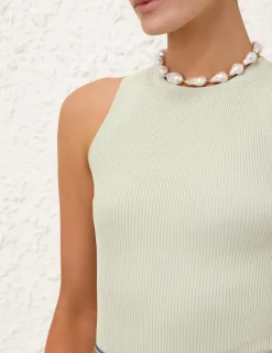 Tallow Knit Racer Tank