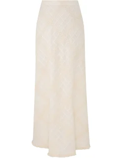 Tallow Lace Trim Bias Skirt