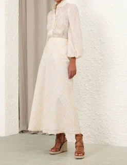 Tallow Lace Trim Bias Skirt