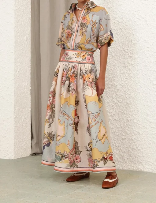 Tallow Midi Skirt
