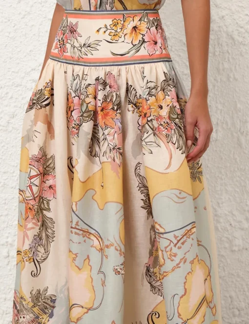 Tallow Midi Skirt