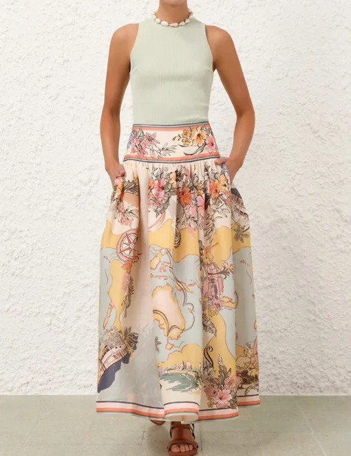Tallow Midi Skirt