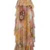 Tallow Ruffle Maxi Dress
