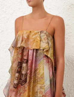 Tallow Ruffle Maxi Dress