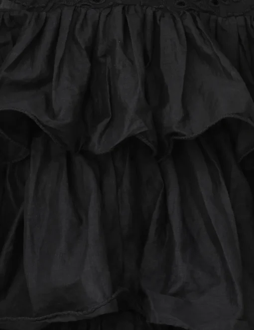 Tallow Tiered Ruffle Gown