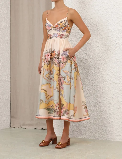 Tallow Tucked Bodice Dress