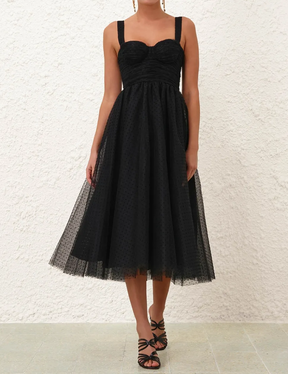 Tulle Midi Dress