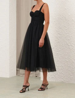 Tulle Midi Dress
