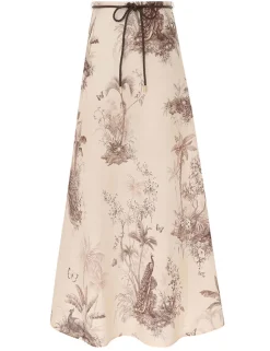 Waverly Bias Midi Skirt
