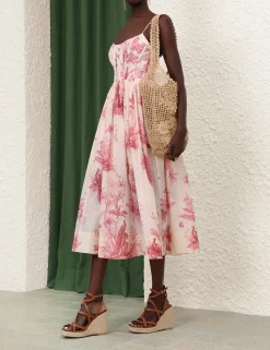 Waverly Corset Midi Dress