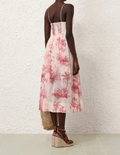 Waverly Corset Midi Dress