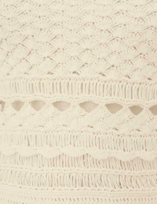 Waverly Crochet Crew Neck Top