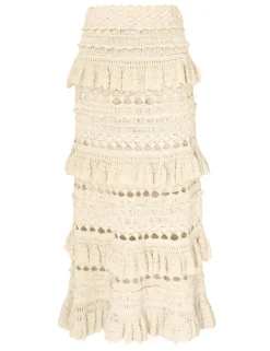 Waverly Crochet Midi Skirt