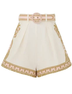 Waverly Embroidered Tuck Short