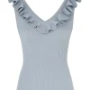 Waverly Frill V-Neck Top
