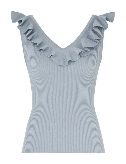 Waverly Frill V-Neck Top