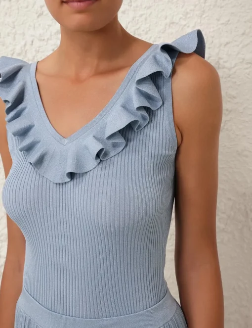 Waverly Frill V-Neck Top