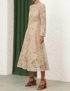Waverly Lace Midi Dress