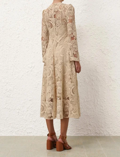 Waverly Lace Midi Dress