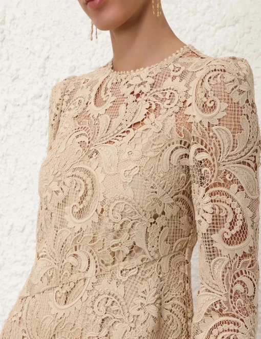 Waverly Lace Midi Dress