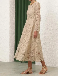Waverly Lace Midi Dress