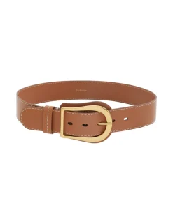 Wide Leather Belt 40