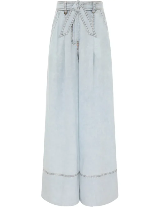Wide Leg Denim Pant
