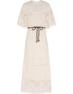 Wylie Crochet Midi Dress