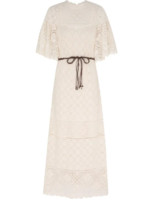 Wylie Crochet Midi Dress