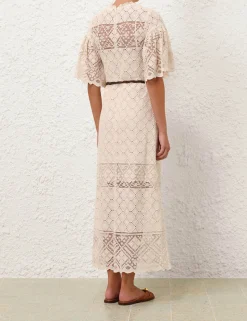 Wylie Crochet Midi Dress