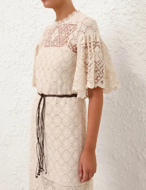 Wylie Crochet Midi Dress