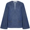 Wylie Denim Tunic Top