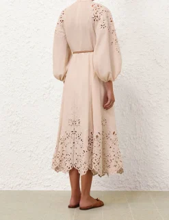 Wylie Embroidered Billow Dress