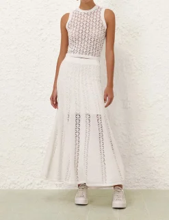 Wylie Flared Knit Skirt