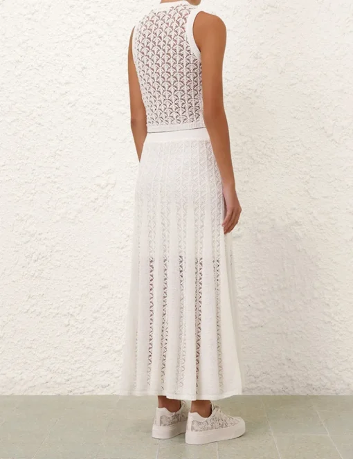 Wylie Flared Knit Skirt