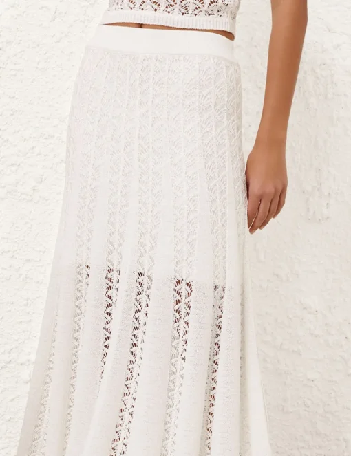 Wylie Flared Knit Skirt