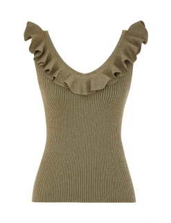 Wylie Frill V-Neck Top