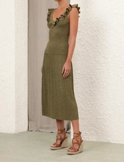 Wylie Frill V-Neck Top