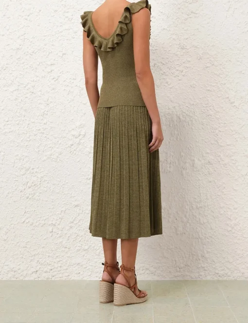 Wylie Frill V-Neck Top