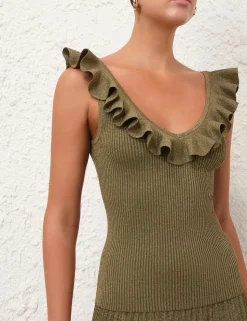 Wylie Frill V-Neck Top