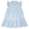 Wylie Kids Denim Flutter Dress