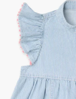 Wylie Kids Denim Flutter Dress