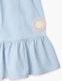 Wylie Kids Denim Flutter Dress