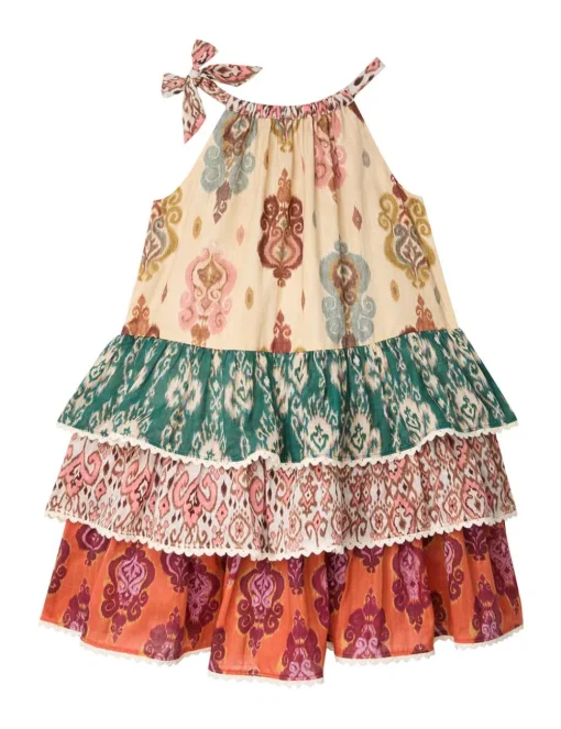 Wylie Kids Halter Tiered Dress