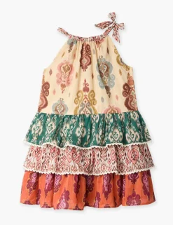 Wylie Kids Halter Tiered Dress