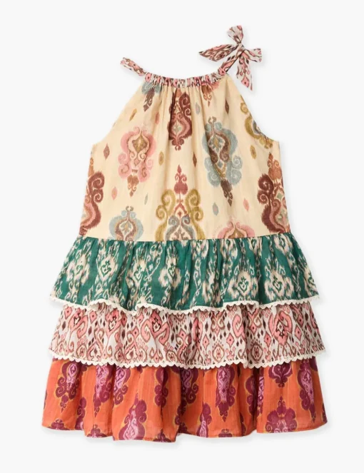 Wylie Kids Halter Tiered Dress