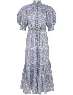 Wylie Lantern Midi Dress