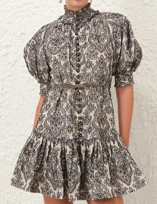 Wylie Lantern Mini Dress
