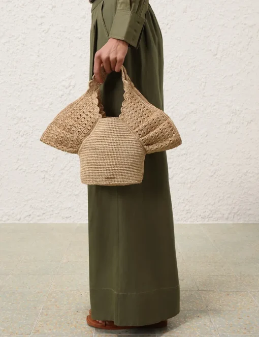 Zimmermann Raffia Bucket